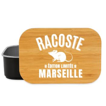 Marseille, Marseillais, Marseille humour - Lunch Box - black - Front