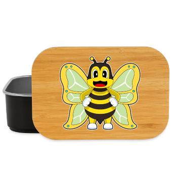 Butterfly Bee - Lunch Box - black - Front
