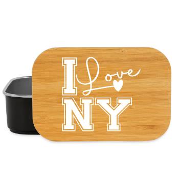 I love ny - Lunch Box - black - Front