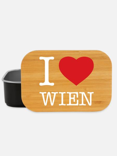 I LOVE WIEN - Lunch Box - Schwarz