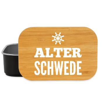 Alter Schwede Fun Design - Lunch Box - Schwarz - Vorne