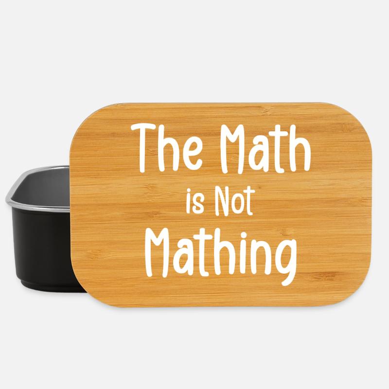 Die Mathematik ist keine Mathematik - Lunch Box - Schwarz