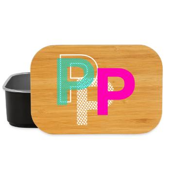 P Buchstabe - Lunch Box - Schwarz - Vorne