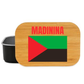 T-shirt Madinina drapeau Martinique - Boîte à goûter - noir - Devant