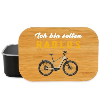 Wheelless E-Bike Contrast - Lunch Box - black - Front