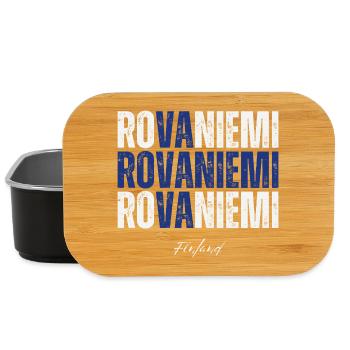 Rovaniemi Finland, I love Rovaniemi - Lunch Box - black - Front