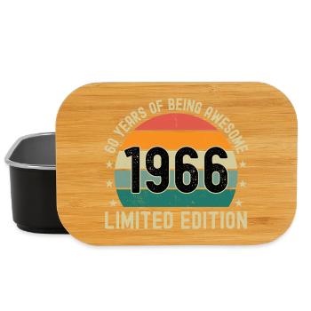 60 Years Of Being Awesome 1966 Limited Edition - Lunch Box - Schwarz - Vorne