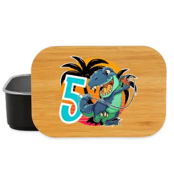 5 T Rex - Lunch Box - Schwarz - Vorne