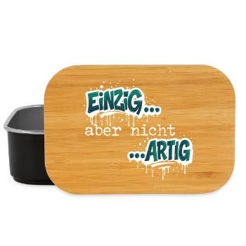 Einzig aber nicht ARTIG - Lunch Box - Schwarz - Vorne