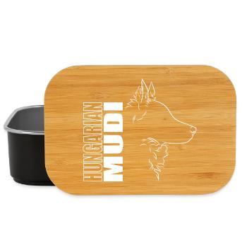 Hongrois Mudi Profil Chien Chien Wilsigns - Boîte à goûter - noir - Devant