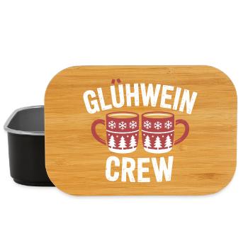 Mulled Wine Crew Merry Christmas Market - Lunch Box - black - Front