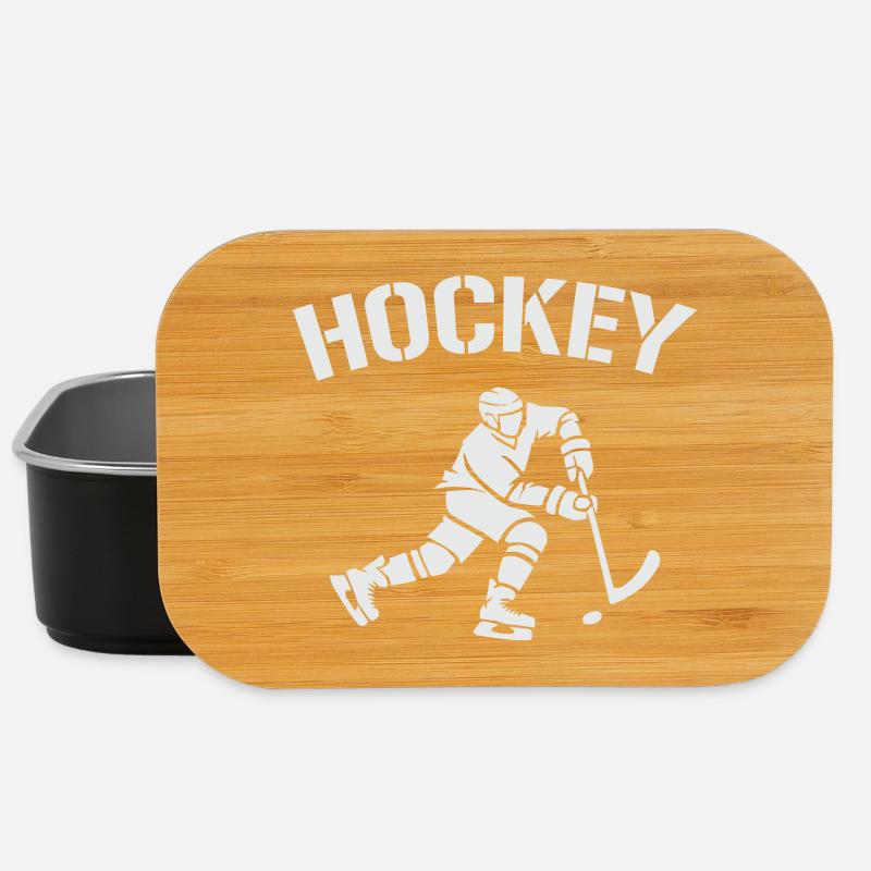 Silhouette du hockey : Âge glaciaire sur la glace - Boîte à goûter - noir
