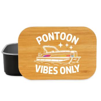 Ambiances de ponton, seulement des expressions drôles sur les bateaux de ponton, pour - Boîte à goûter - noir - Devant