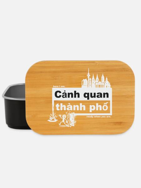 Stadtbild - vietnamesisch - ready when you are - Lunch Box - Schwarz