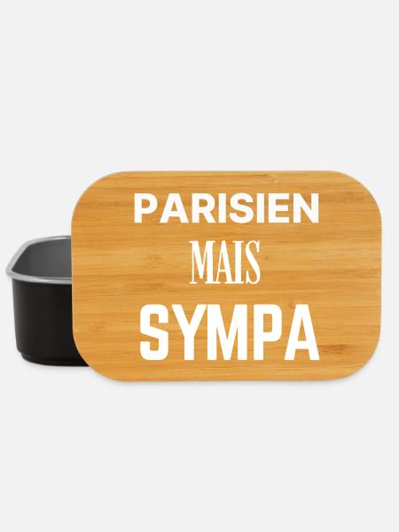 Parisian but nice – French humor - Lunch Box - black