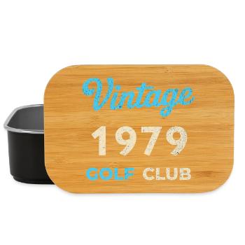 Vintage 1979 Golf Club Retro Geburtsjahr Geschenk - Lunch Box - Schwarz - Vorne