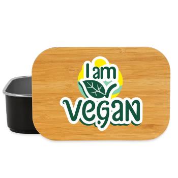 Ich bin Veganer. - Lunch Box - Schwarz - Vorne