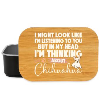 Chihuahua Chihuahueño I Might Look - Lunch Box - black - Front