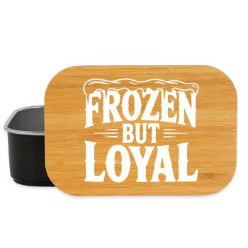 Eingefroren, aber loyal - Lunch Box - Schwarz - Vorne