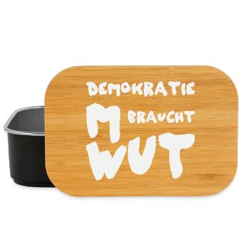 Demokratische Wut Shirt - Lunch Box - Schwarz - Vorne
