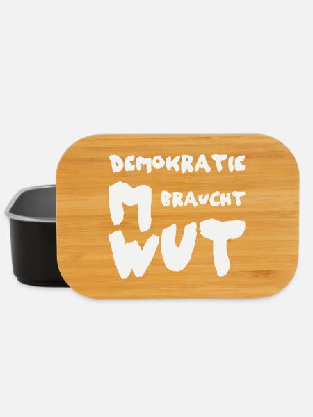 Demokratische Wut Shirt - Lunch Box - Schwarz