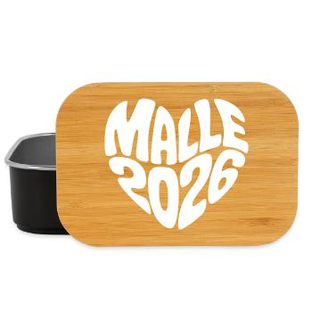 Malle 2026 Heart - Lunch Box - black - Front