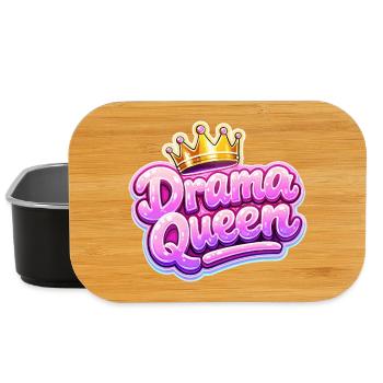 Drama Queen Crown - Lunch Box - black - Front