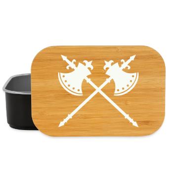 Axe de guerre de croisement - Boîte à goûter - noir - Devant