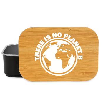 Il n’y a pas de planète B - Boîte à goûter - noir - Devant
