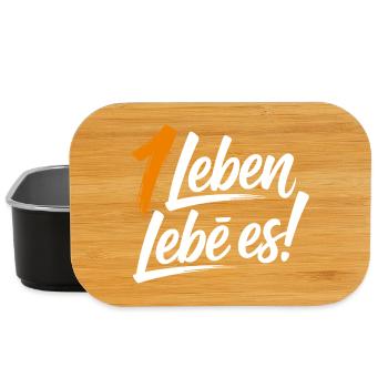 Ein Leben lebe es! - Lunch Box - Schwarz - Vorne