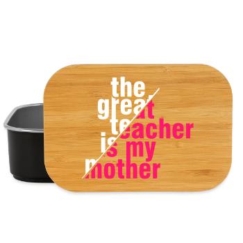 Great Teacher Mom Shirt – Geschenkidee - Lunch Box - Schwarz - Vorne