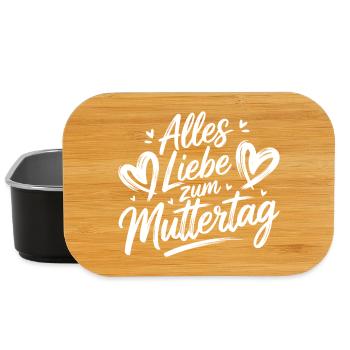 Muttertag - Lunch Box - Schwarz - Vorne