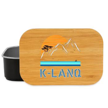K-LANQ Calanques Marseille Outdoor Vintage - Lunch Box - black - Front