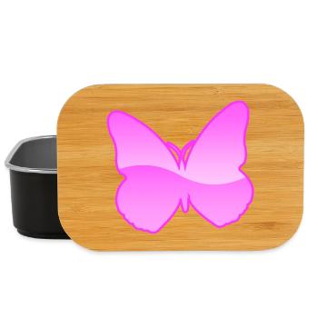 Butterfly - Lunch Box - black - Front
