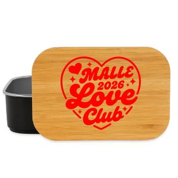 Malle 2026 Malle Love Club We love Malle - Lunch Box - black - Front