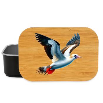 Nazca booby gift - Lunch Box - black - Front