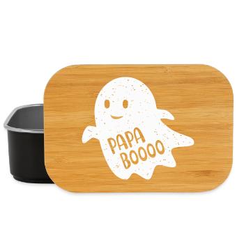 Ghost Ghost Dad Boooo Costumes Halloween - Boîte à goûter - noir - Devant