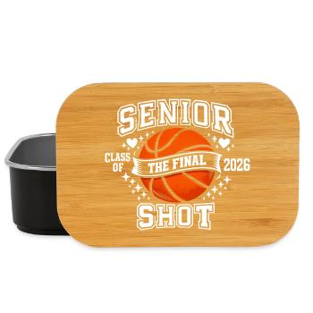 Senior 2026 Basketball – Die Abschlussfeier des letzten Wurfs - Lunch Box - Schwarz - Vorne