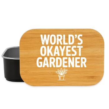 Der beste Gärtner der Welt - Lunch Box - Schwarz - Vorne