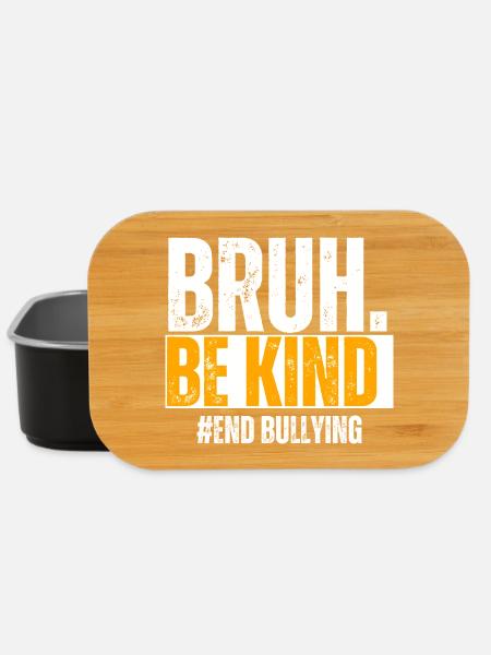 Be Kind Against Bullying - Lunch Box - black