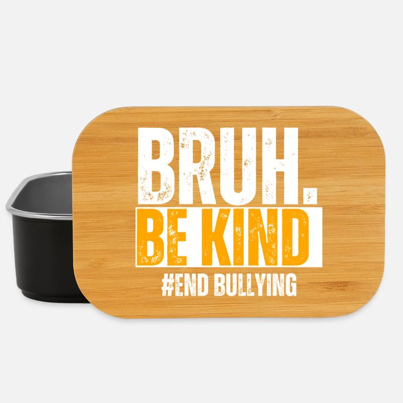 Be Kind Against Bullying - Lunch Box - black