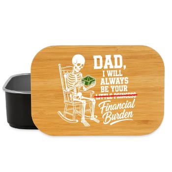 Ich werde immer deine finanzielle Last sein, Papa - Lunch Box - Schwarz - Vorne