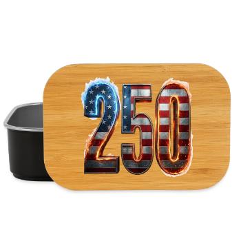 250 Years Of America - Lunch Box - black - Front