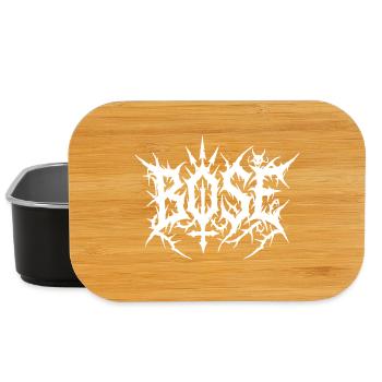 Evil Death Metal Logo - Boîte à goûter - noir - Devant