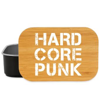 Hardcore Punk Distressed Typografie - Lunch Box - Schwarz - Vorne