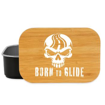 skull_negativ - Lunch Box - black - Front
