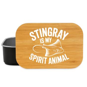 Stingray Is My Spirit Animal - Lunch Box - black - Front