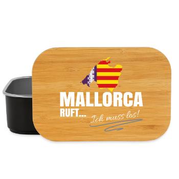 Mallorca Auswandern - Lunch Box - Schwarz - Vorne