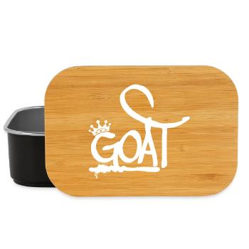 GOAT Greatest Of All Time Graffiti Krone (white) - Lunch Box - Schwarz - Vorne