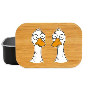 Dumme Gänse - Lunch Box - Schwarz - Vorne